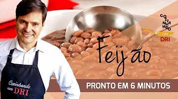 Como economizar gás para cozinhar feijão?