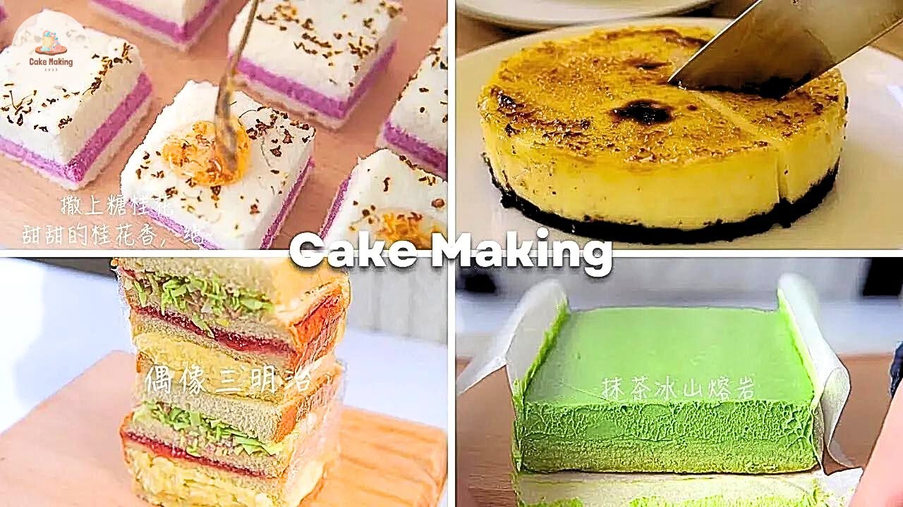 [Engsub] Cooking Compilation ASMR #34 | Colorful Cake | Amazing Cooking ...