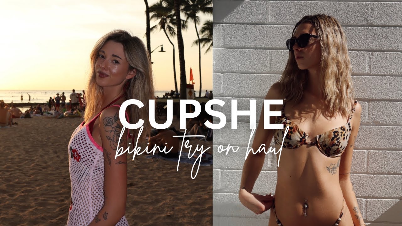 CUPSHE 2026 SWIMWEAR TRY ON HAUL IN HAWAII lexi brooks rivera collab CODE YTLE15