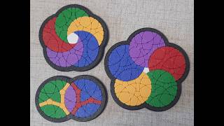 my replicas of original puzzles: Geranium, Geranium V and mini Geranium