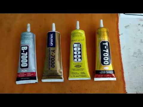 How To Seal A Cell Phone Closed Using B-7000 Adhesive Glue 