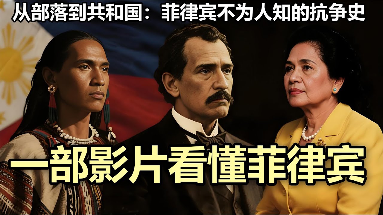 菲律宾通史：从部落到共和国菲律宾不为人知的抗争史|被三国殖民！菲律宾如何一次次站起来？|西班牙、美国、日本：谁真正改变了菲律宾？|亚洲唯一的天主教国家是怎样炼成的？|菲律宾为何总是被大国操控？