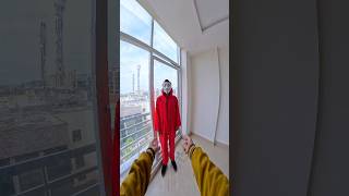 Hacker vs parkour free running pov 😂#explore #shortslife #rooftopparkour #funny #parkour #freerun