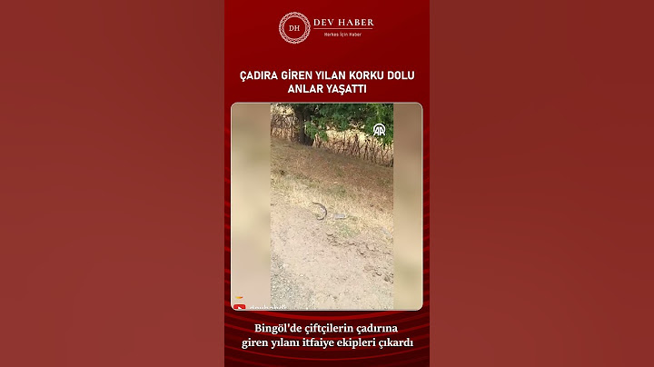 Çiftçilerin çadırına giren yılanı itfaiye ekipleri çıkardı