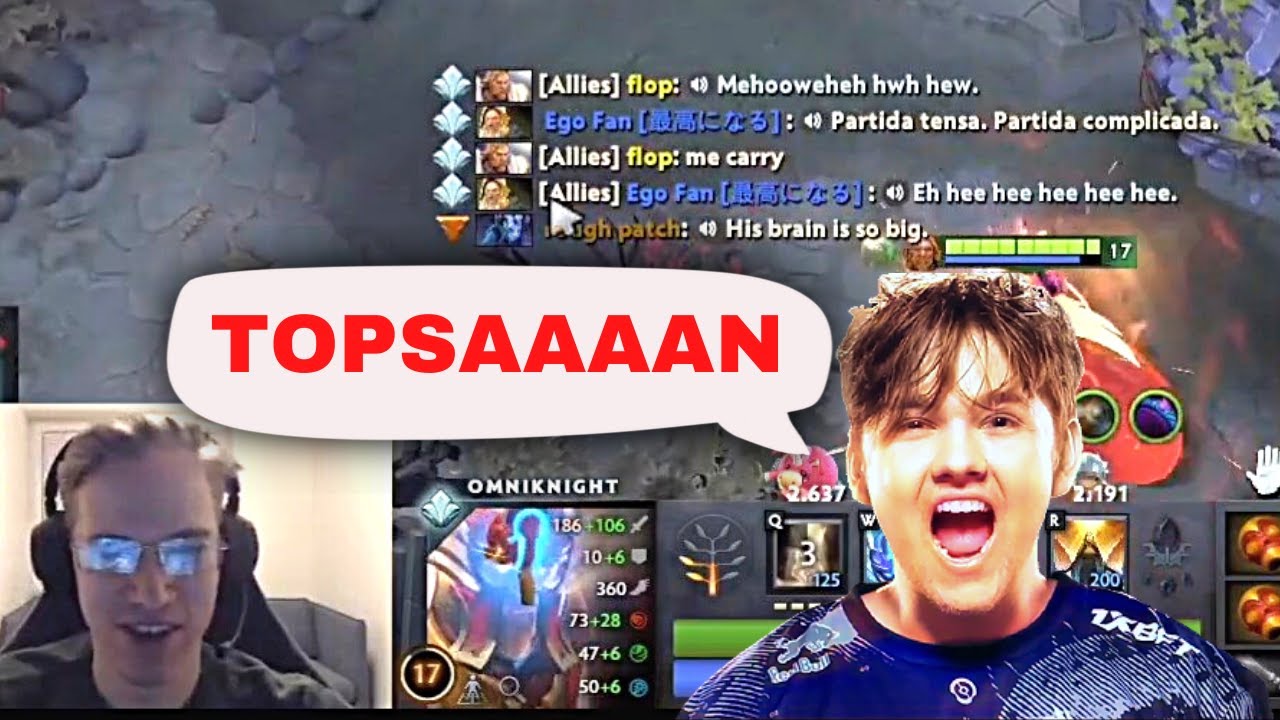 Yatoro Voice Line - "TOPSAAAAN" - Dota 2 - YouTube