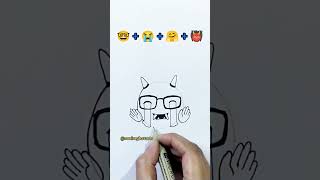 Mix Emoji Drawing Emoji Satisfying Creative Art