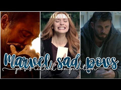 Marvel sad y/n povs || ⚠️TW⚠️ TikTok compilation 35