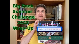 Big Book Summer Challenge 2023 Wrap-Up #bigbooksummer #reading #summerreading #books