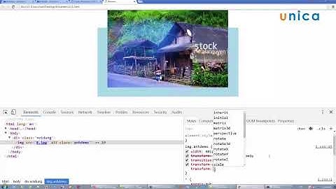 Bai 26  Gioi thieu dong thuoc tinh transform va transition