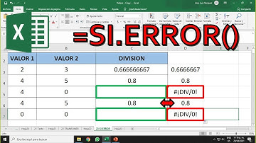 Excel Formula SI ERROR condicional | Formula condicional SI ERROR en Excel