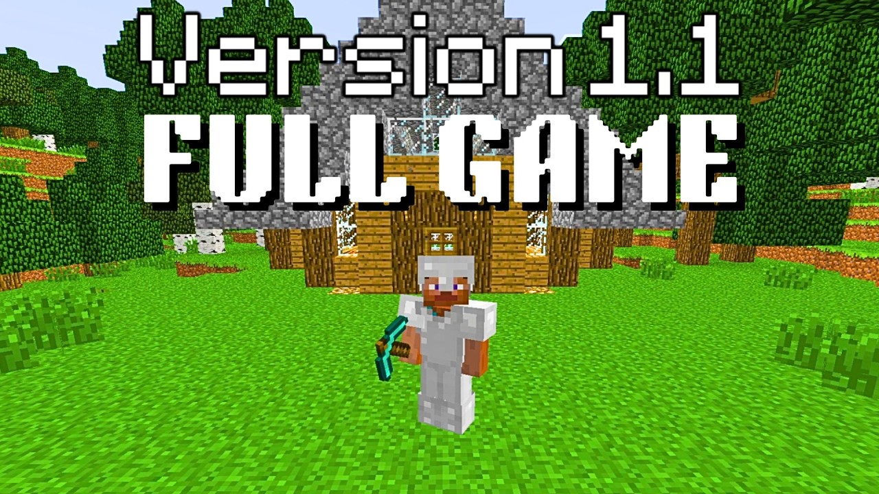 Minecraft 1.1 Full Game Walkthrough - Java Edition (No Commentary ...
