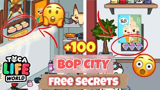 🤯 ALL NEW FREE +100 BOP CITY SECRETS 😱🤫 | TOCA BOCA | TOCA LIFE WORLD 🌎