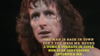 AC\/DC - T. N. T. - Live 1977 ((Lyrics on Screen) (Traduzione Italiana)