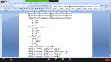 Compiler Design and Construction(CDC) Lectures | 29 Sept | 22.2