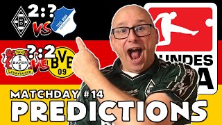 2023/24 - BUNDESLIGA PREDICTIONS - MATCHDAY #14