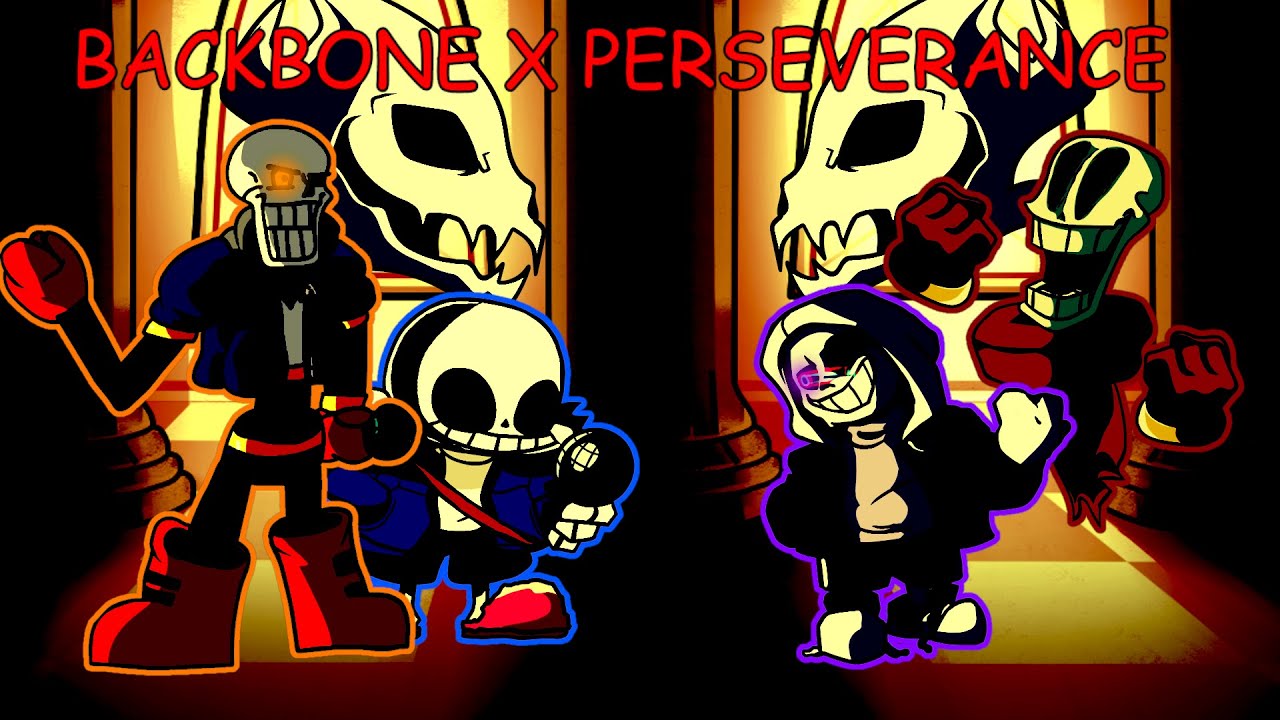 Friday Night Funkin Mashup - Backbone & Bonedoggle vs Perseverance & Kinemorto