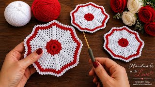 🌸 Beautiful Crochet Mandala Pattern 🧶 | Full YouTube Tutorial ✨