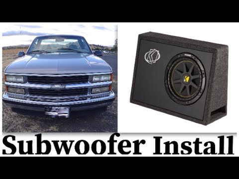 SUBWOOFER INSTALL : My how to video for installing a subwoofer