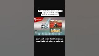 Walah Walah (Album Kantata Revolvere) cover ijank falz