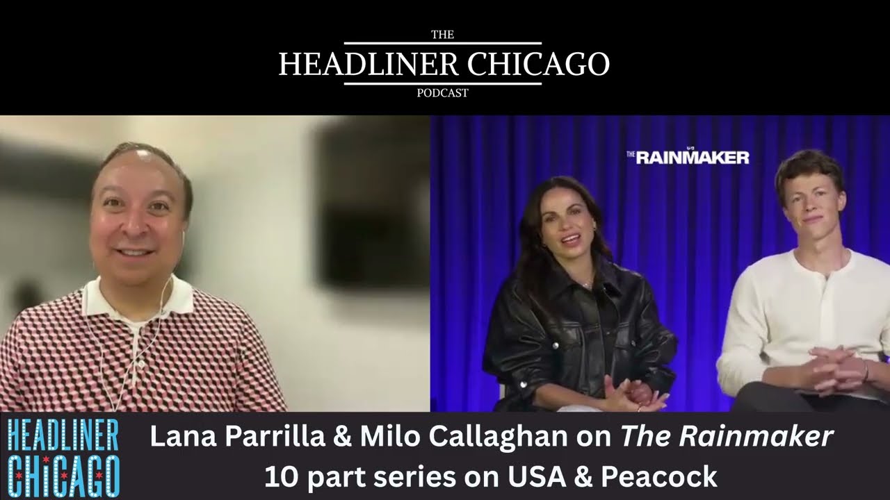 Milo Callaghan & Lana Parrilla interview on The Rainmaker 10 part series based on John Grisham book