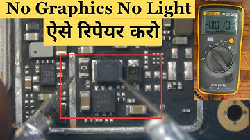 No Graphics No Light Problem / Light Problem / Graphics Problem / Blank Display Problem