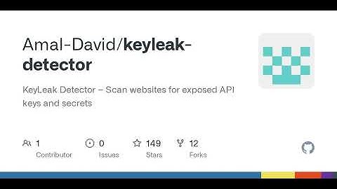 GitHub - Amal-David/keyleak-detector: KeyLeak Detector – Scan websites for exposed API keys and s...
