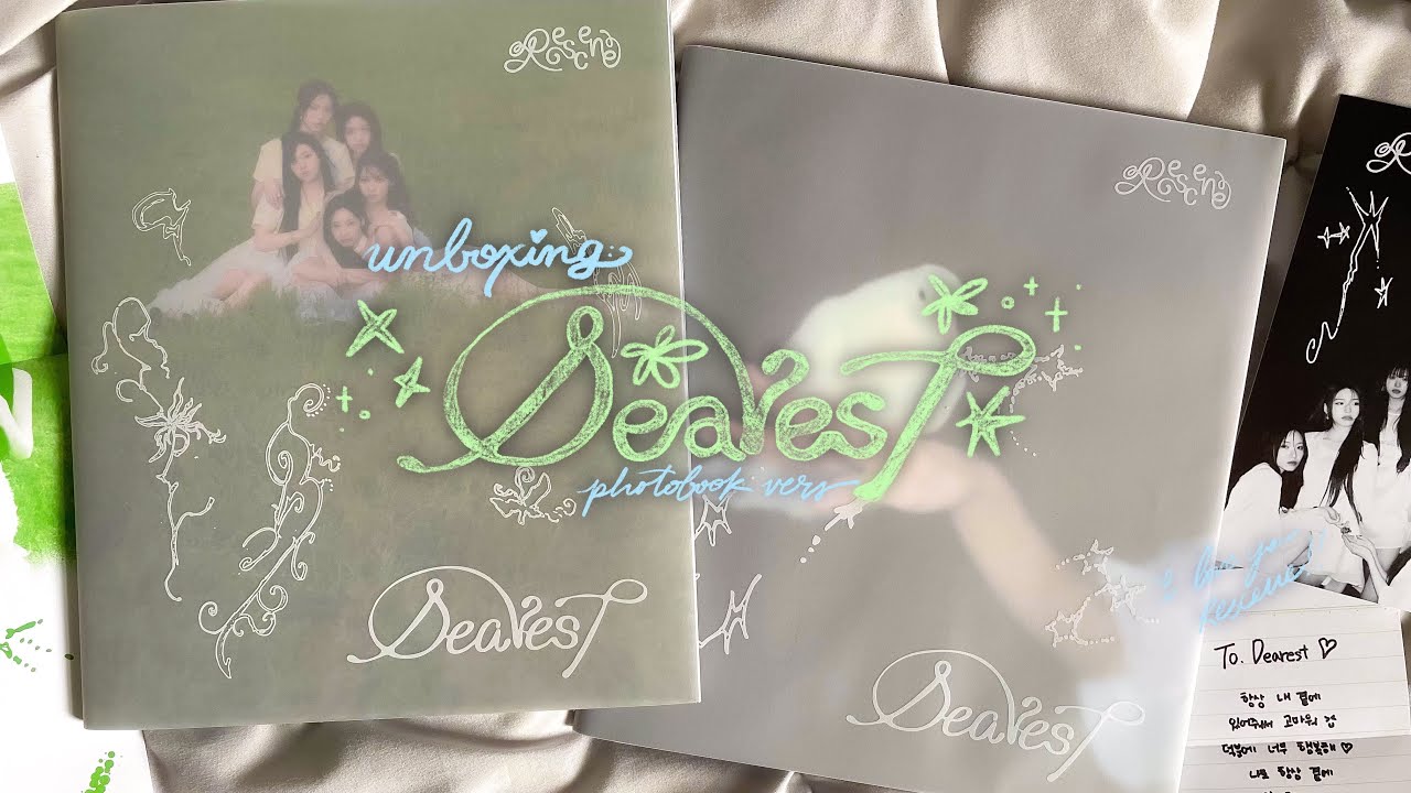 unboxing rescene dearest 🌱 photobook versions ! - YouTube