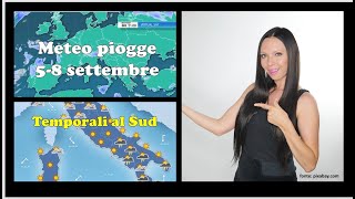Meteo piogge 5-8 settembre. Quattro giorni temporaleschi al Sud screenshot 4
