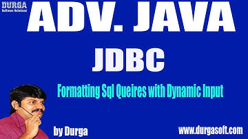 Adv Java || JDBC Session - 46|| JDBC - App -5 & 6 : Formatting Sql Queires with Dynamic Input