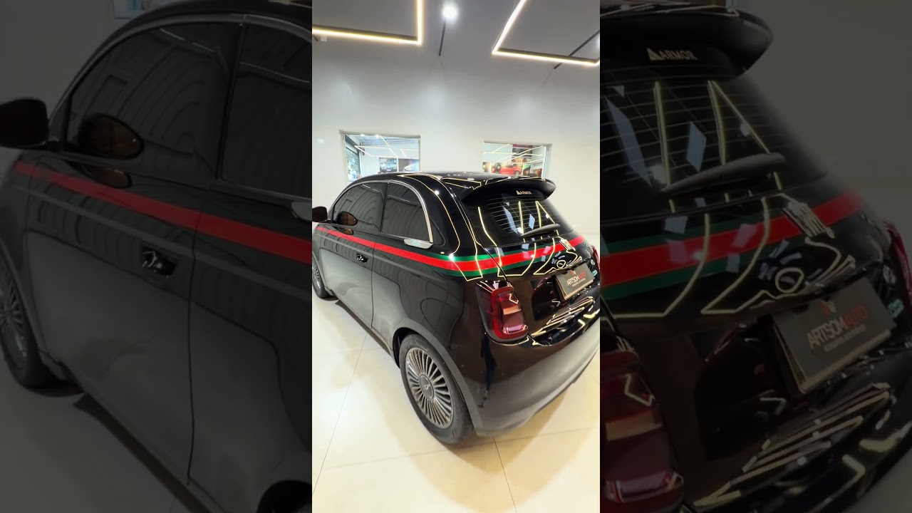 500e - Faixas personalizadas #personalização #customizacaoautomotiva #500e #faixas #hexis #cars