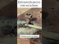 como sacar un perno que se partió por presión #soldadura #usa #viral
