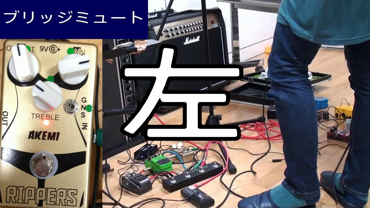 JCとRIPPERS AKEMI【伝説の名機ケンタウルス系】ジャズコエフェクター