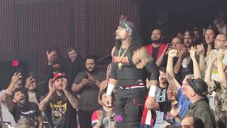 MIKE SANTANA RETURN Entrance at TNA REBELLION in LAS VEGAS, NV!