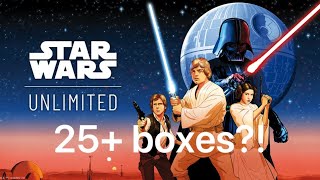 I Opened 25 Booster Boxes of Star Wars Unlimited