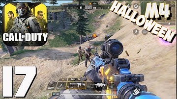 Сall of Duty Mobile - Gameplay part 17 - M4 Halloween Mechanic Battle Royale(iOS, Android)