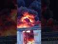 Ukrainian Drone Attack Sparks Massive Fire at Russian Oil Depot