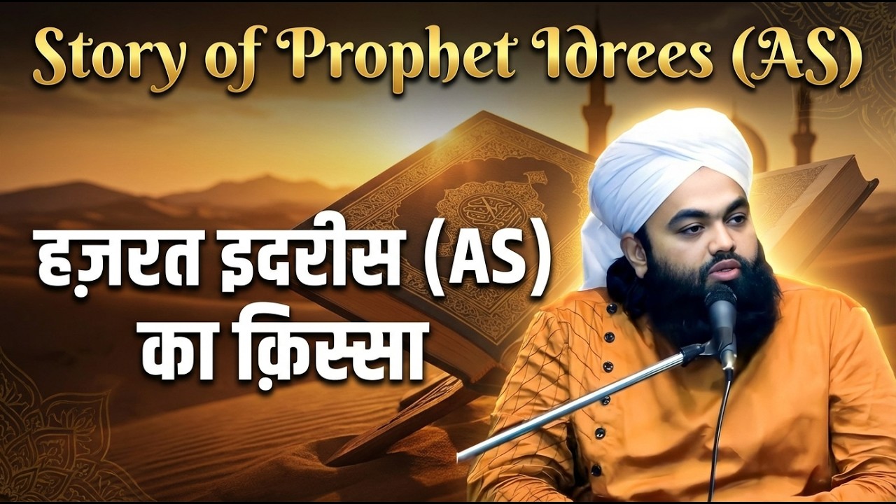 वो नबी जो ज़िंदा आसमान पर गए 😱 | Hazrat Idrees (A.S) Ka Waqia | Sayyed Aminul Qadri