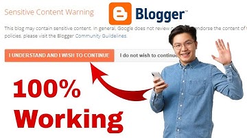 Sensitive Content Warning Blogger | Sensitive Content Warning | #blogger #website #bloggerwebsite