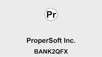 Bank2QFX (Windows): Change Transactions To QFX, Import to Quicken