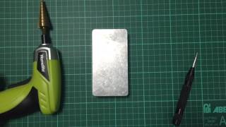 Will A Cordless Screwdriver With A Step Drill Bit Work On An Aluminum Hammond Enclosure? Diy Tip