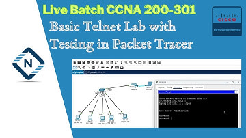1.Basic Telnet Lab with Testing in Packet Tracer | Telnet lab | Packet Tracer