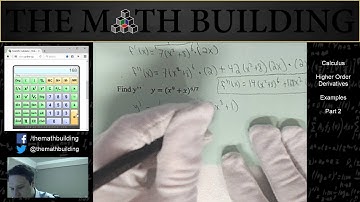 Calculus Higher Order Derivative Examples Part 2