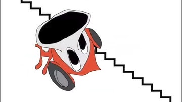 Scratch Cat, Nano, Pico And Tera Falls Down Stairs (LOUD)