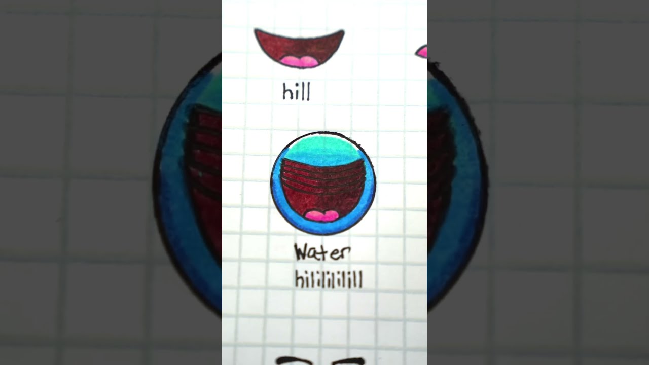 The Types Of WATER ON THE HILL Geometrydash Art