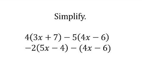 Simplify Algebraic Expressions: a(bx+c)-d(ex-f)