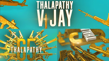 Thalapathy 65 Master Vijay Title Card Making - Part 2 | Adobe After Effects | E3D | Free AE Template