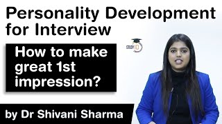 How to create the perfect first impression in an interview - Personality Development for Interview