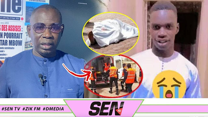 Pape Alioune Seck tué à Niague par son ami: L’expert Fall Ndiaga fait des révélations