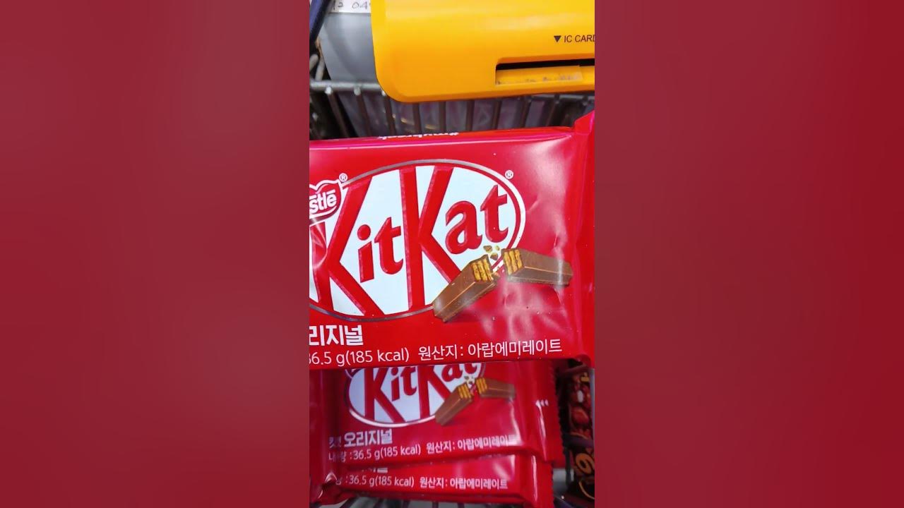 asmr KitKat Chocolate 🫕 in South Korea new shorts YouTube