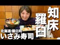 【北海道・羅臼町】羅臼町で唯一の寿司屋・いさみ寿司でバフンウニなど極上寿司三昧！知床ネイチャークルーズでオオワシ・オジロワシ！相泊も行ってきて冬の羅臼を大満喫の日帰りプチ旅行！